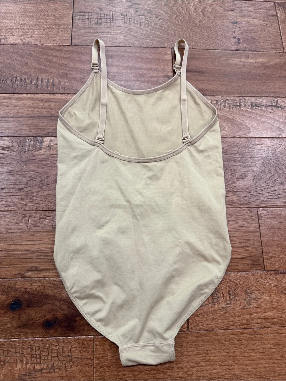 Stelle Girls Nude Camisole Leotard Adjustable Straps - Size L